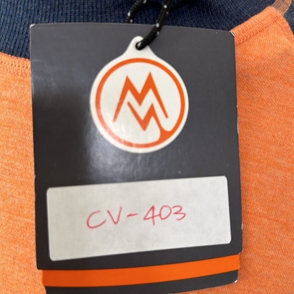 Cloudveil LONG SLEEVE RAGLAN - Senna Heather/Navy Heather - Picture 10 of 11